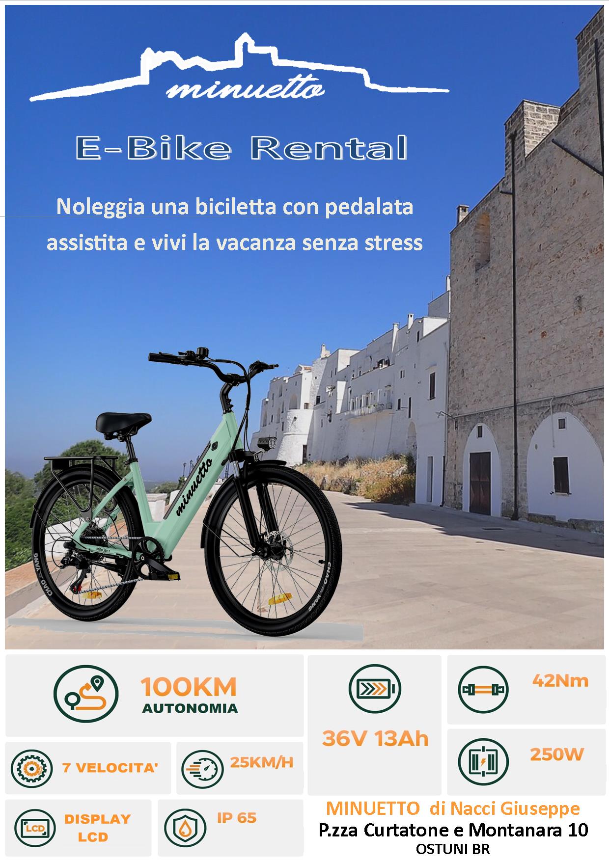 e-bike rental noleggio bici ostuni